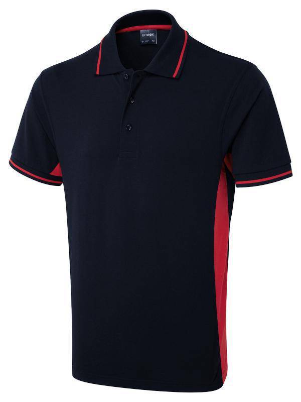 Epic Label Polos Uneek Clothing UC117 Two Tone Polo Shirt Mixte
