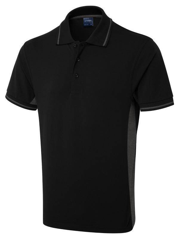 Epic Label Polos Uneek Clothing UC117 Two Tone Polo Shirt Mixte