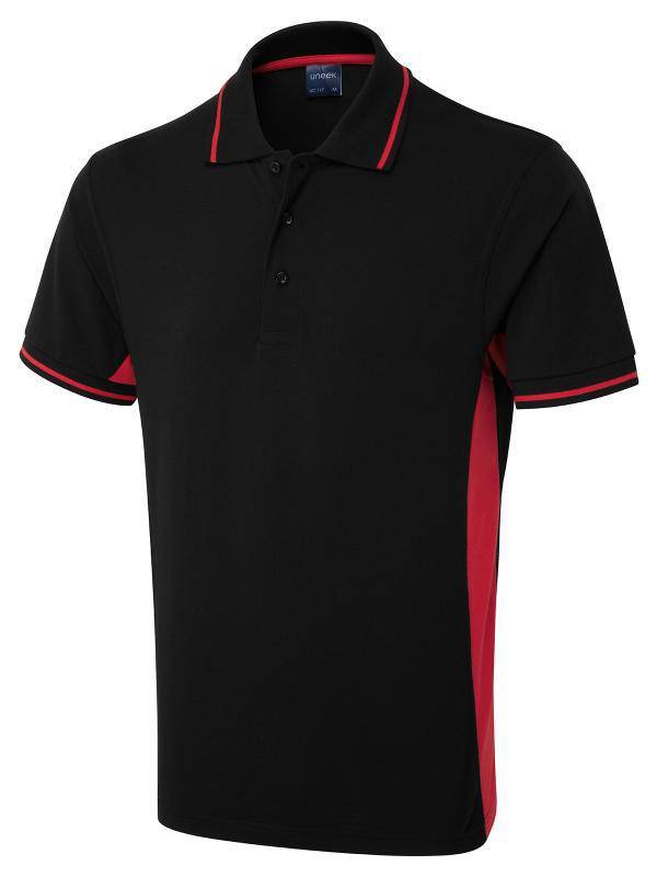 Epic Label Polos Uneek Clothing UC117 Two Tone Polo Shirt Mixte