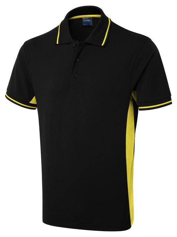 Epic Label Polos Uneek Clothing UC117 Two Tone Polo Shirt Mixte