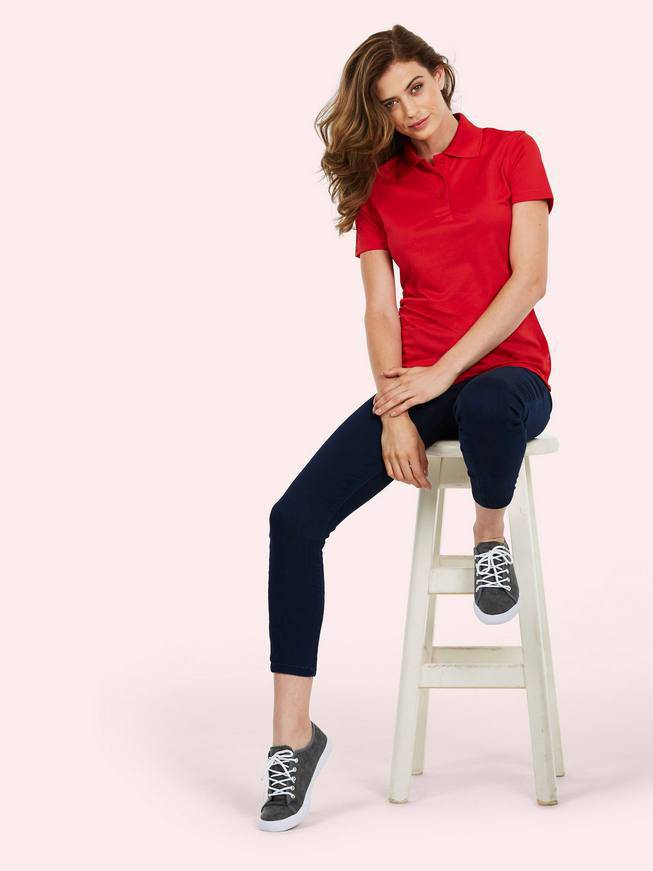 Epic Label Polos Uneek Clothing UC128 Ladies Super Cool Workwear Poloshirt Femme