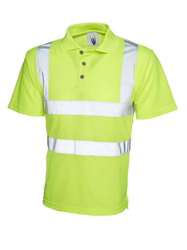 Epic Label Polos Uneek Clothing UC805 Hi-Viz Polo Shirt Mixte