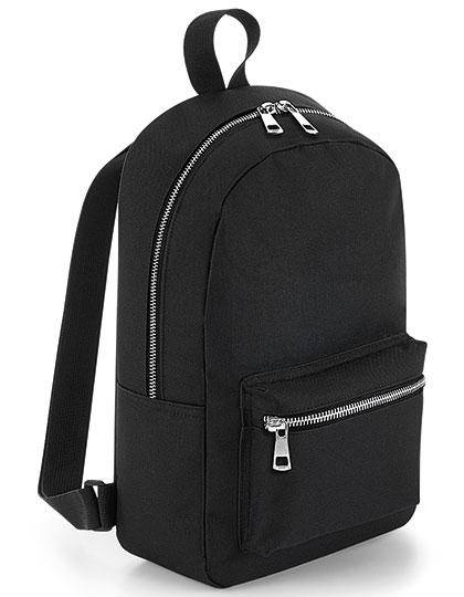 Epic Label Sacs Bagbase BG233 Metallic Zip Mini Backpack 23x35x12cm
