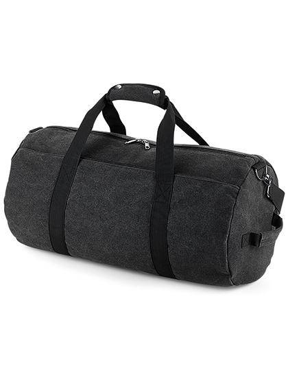 Epic Label Sacs Bagbase BG655 Sac Polochon En Toile Vintage 28x49x28cm