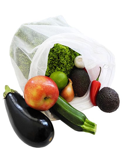 Epic Label Sacs Printwear Xt1000 Filet À Provisions Nature Lot De 3 Recyclé