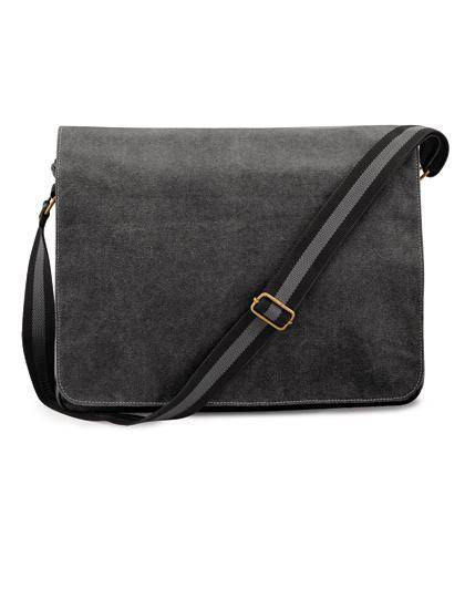 Epic Label Sacs Quadra QD610 Sac Courrier Vintage En Toile