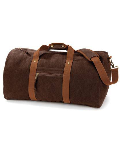 Epic Label Sacs Quadra QD613 Sac De Voyage Vintage En Toile