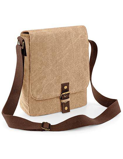 Epic Label Sacs Quadra QD624 Sac Reporter Ipad Tablette Vintage En Toile