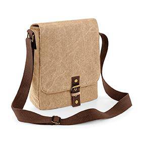 Epic Label Sacs Quadra QD624 Sac Reporter Ipad Tablette Vintage En Toile