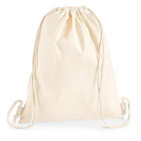 Epic Label Sacs Westford Mill WM210 Sac De Gym En Coton De Qualité 37x46cm