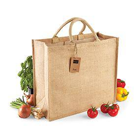 Epic Label Sacs Westford Mill WM408 Sac Shopping Jumbo En Jute 45x39x21cm