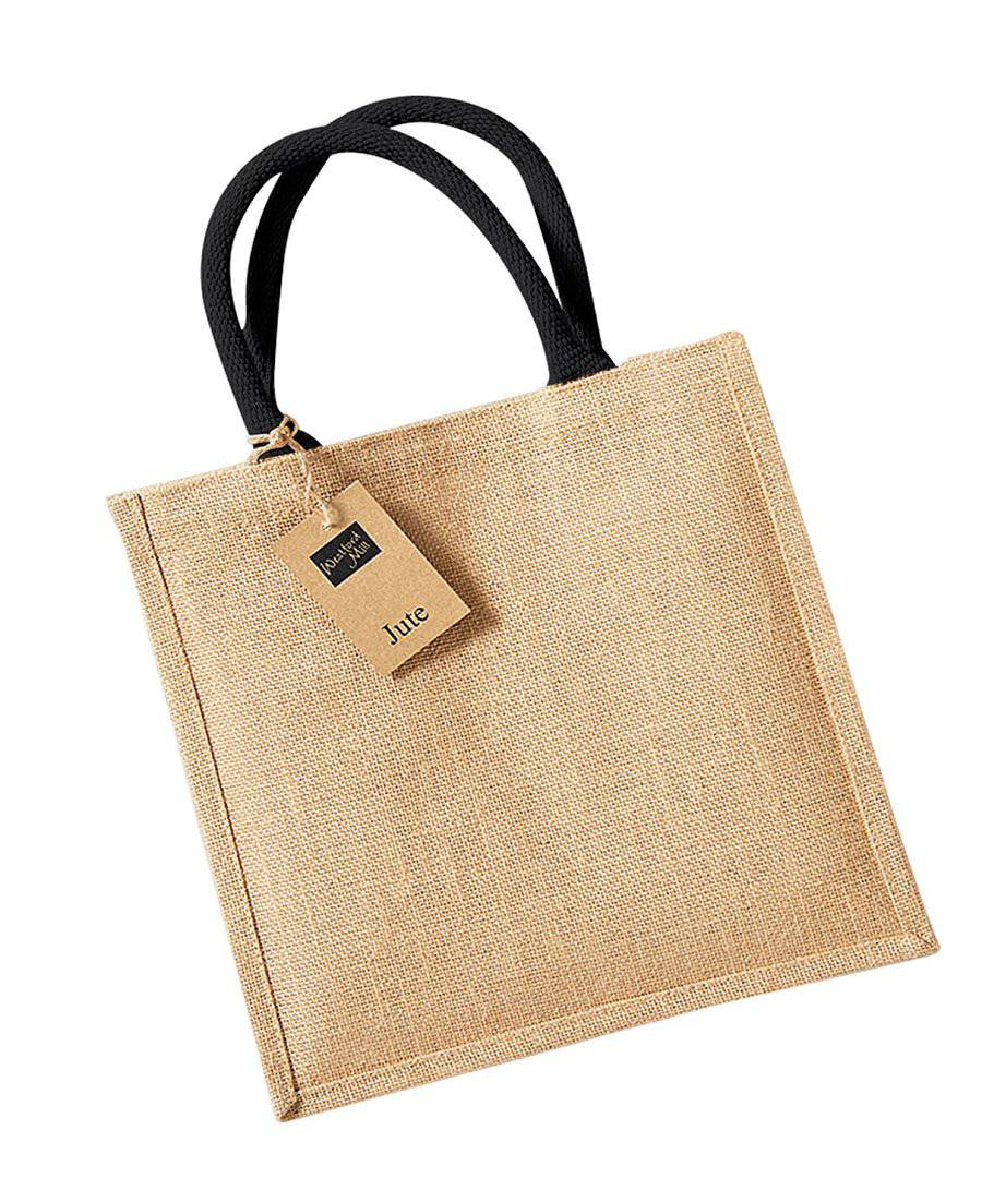 Epic Label Sacs Westford Mill WM413 Sac Shopping Midi En Jute 30x30x19cm