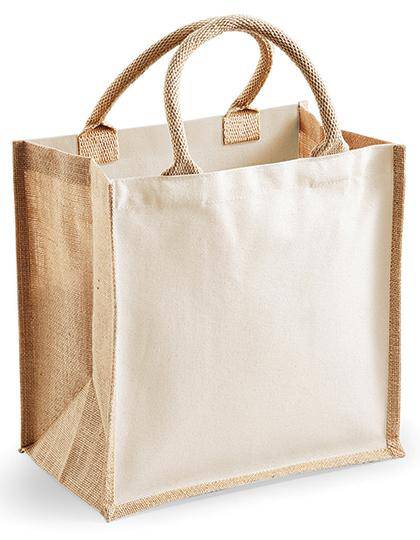 Epic Label Sacs Westford Mill WM421 Sac D'imprimeur Midi En Jute 30x30x19cm