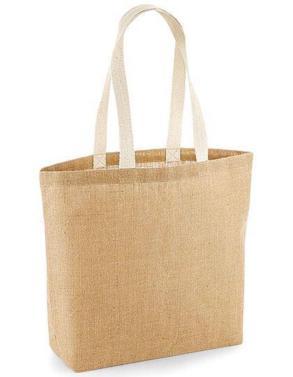 Epic Label Sacs Westford Mill WM458 Sac De Courses En Jute Non Plastifié 48x37x13cm