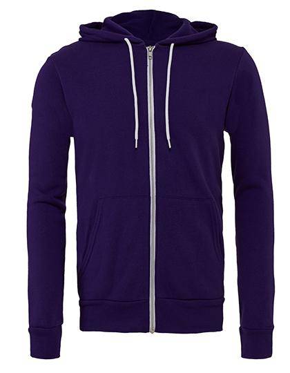 Epic Label Sweat-shirts Canvas 3739 Sweat À Capuche Zippé En Polaire Éponge Mixte