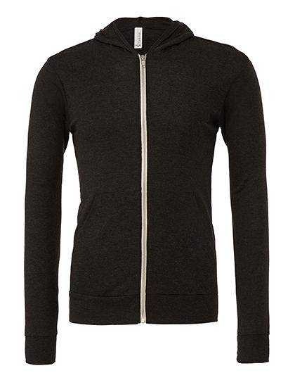 Epic Label Sweat-shirts Canvas 3939 Sweat À Capuche Léger Triblend Full-Zip Mixte