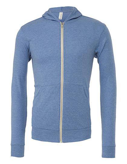 Epic Label Sweat-shirts Canvas 3939 Sweat À Capuche Léger Triblend Full-Zip Mixte