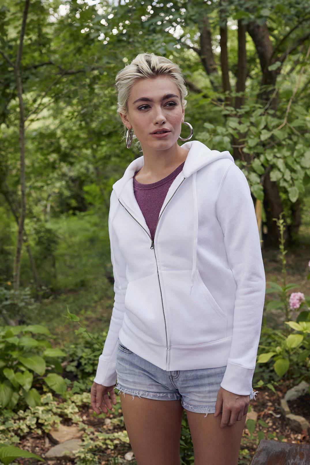 Epic Label Sweat-shirts Fruit Of The Loom 621180 Veste Sweat À Capuche Premium Femme