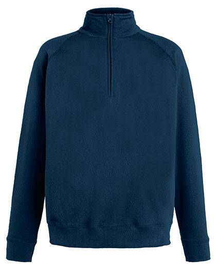 Epic Label Sweat-shirts Fruit Of The Loom 621580 Lightweight Zip Neck Sweat