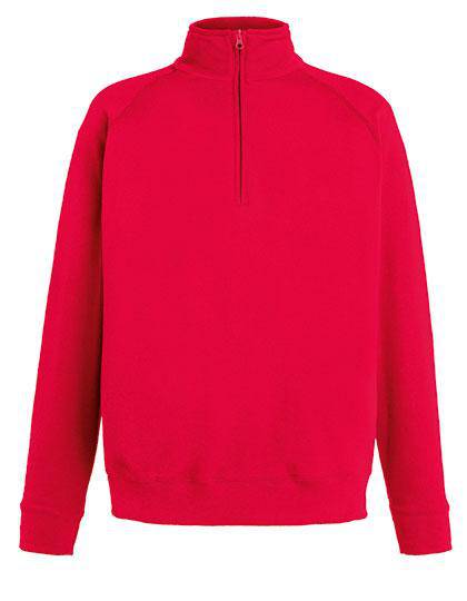Epic Label Sweat-shirts Fruit Of The Loom 621580 Lightweight Zip Neck Sweat