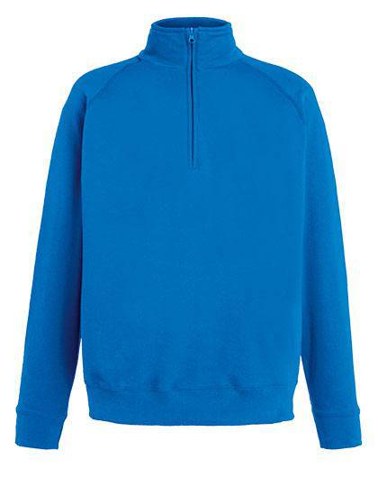 Epic Label Sweat-shirts Fruit Of The Loom 621580 Lightweight Zip Neck Sweat