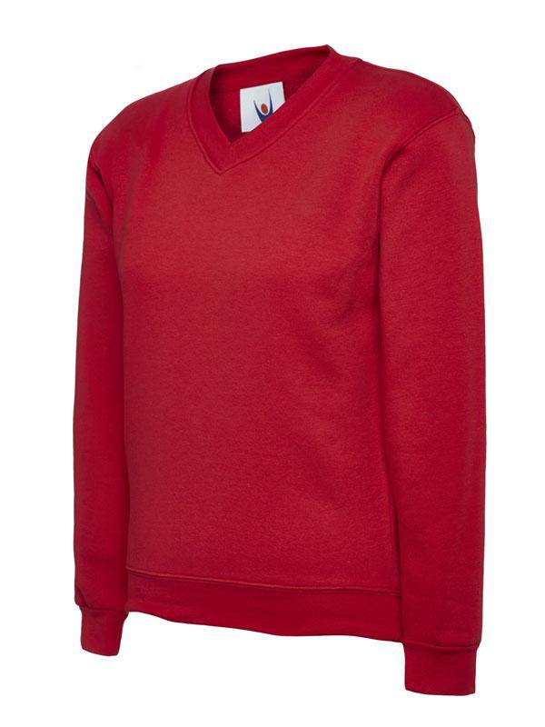 Epic Label Sweat-shirts Uneek Clothing UC206 Childrens V Neck Sweatshirt Enfant