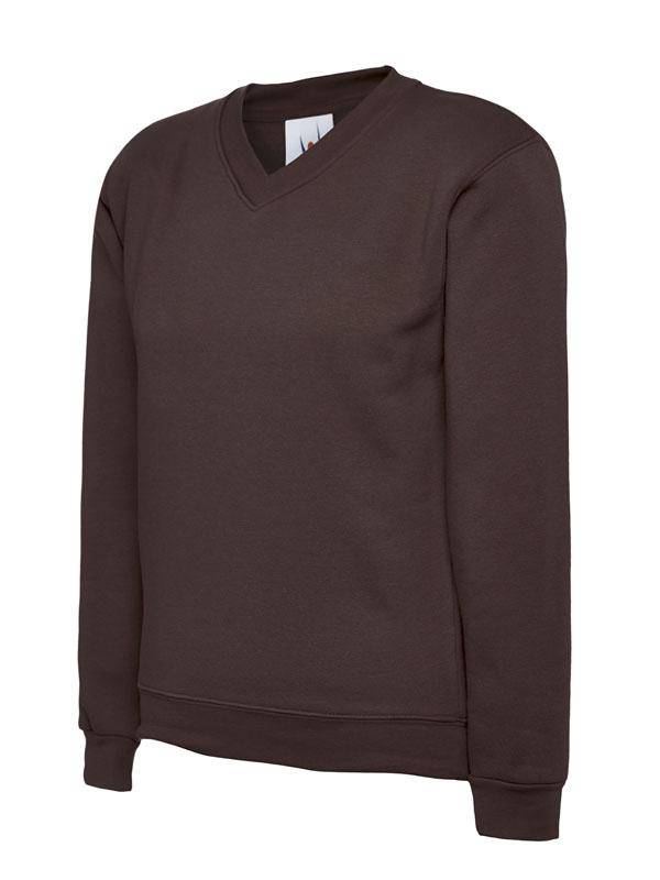 Epic Label Sweat-shirts Uneek Clothing UC206 Childrens V Neck Sweatshirt Enfant