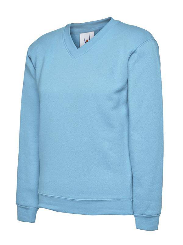 Epic Label Sweat-shirts Uneek Clothing UC206 Childrens V Neck Sweatshirt Enfant
