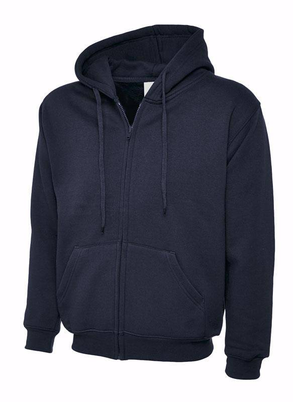 Epic Label Sweat-shirts Uneek Clothing UC504 Adults Classic Full Zip Hooded Sweatshirt Mixte