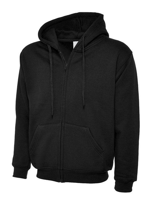 Epic Label Sweat-shirts Uneek Clothing UC504 Adults Classic Full Zip Hooded Sweatshirt Mixte