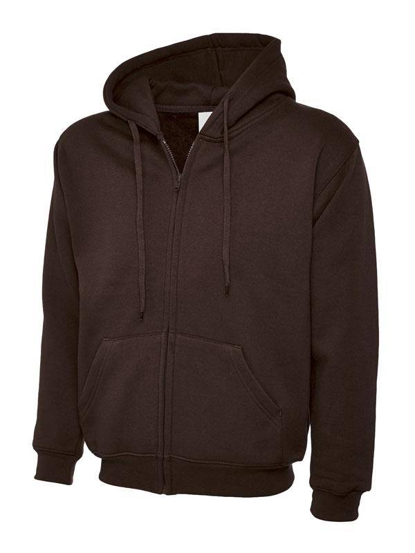 Epic Label Sweat-shirts Uneek Clothing UC504 Adults Classic Full Zip Hooded Sweatshirt Mixte