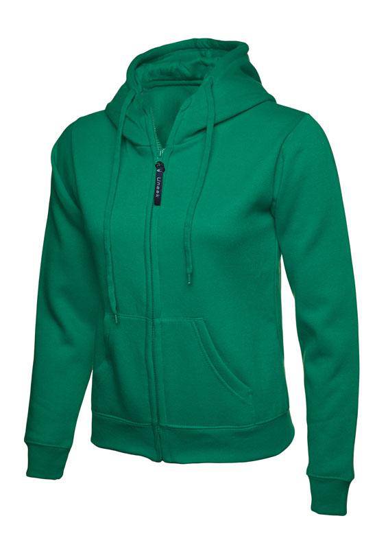 Epic Label Sweat-shirts Uneek Clothing UC505 Ladies Classic Full Zip Hooded Sweatshirt Femme
