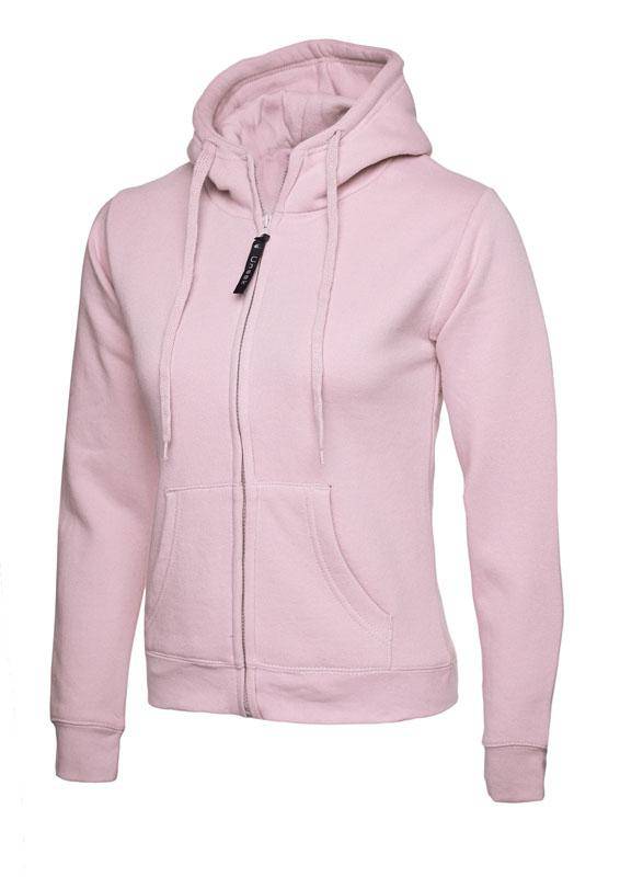 Epic Label Sweat-shirts Uneek Clothing UC505 Ladies Classic Full Zip Hooded Sweatshirt Femme