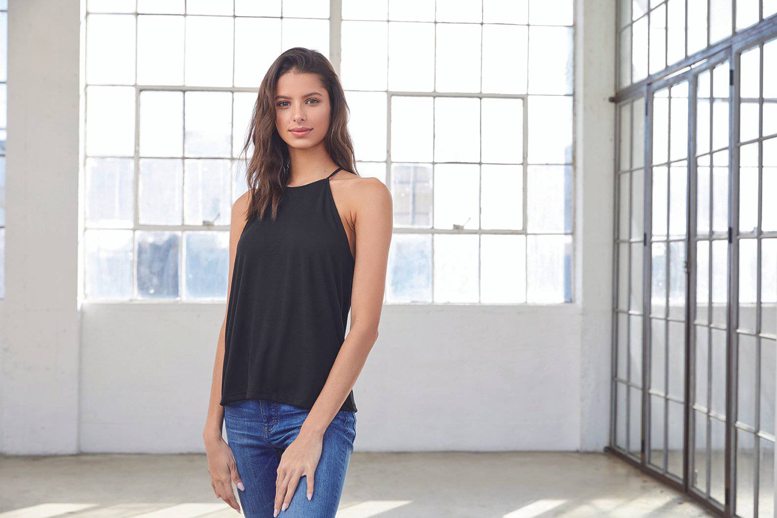 Epic Label T-shirts Bella 8809 Débardeur Fluide À Col Montant Pour Femme