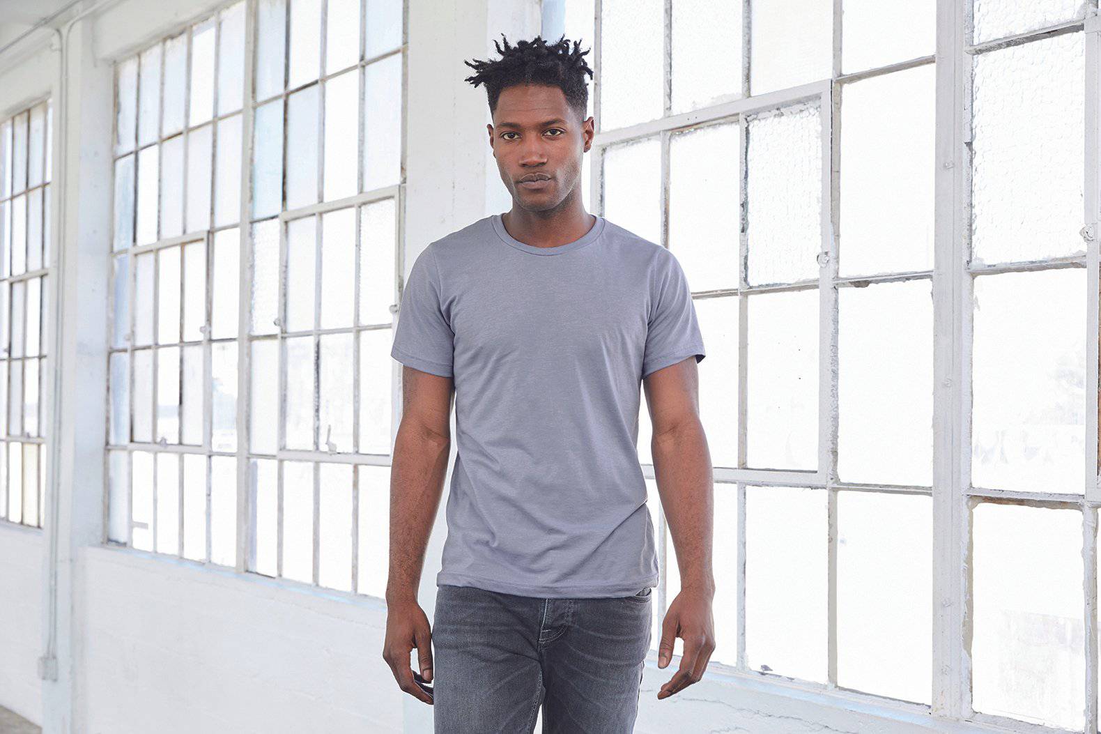 Epic Label T-shirts Canvas 3001Cvc T-Shirt Mixte Heather Cvc À Manches Courtes