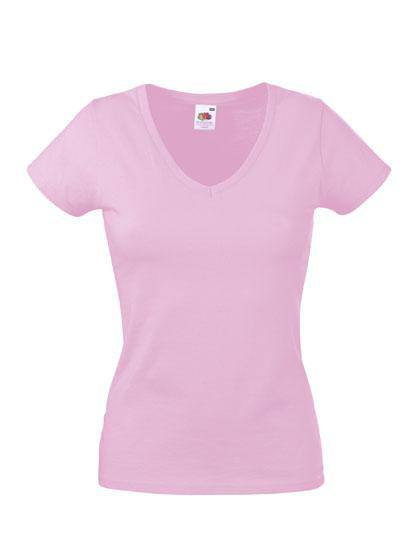 Epic Label T-shirts Fruit Of The Loom 613980 T-Shirt Valueweight À Col En V Pour Femme