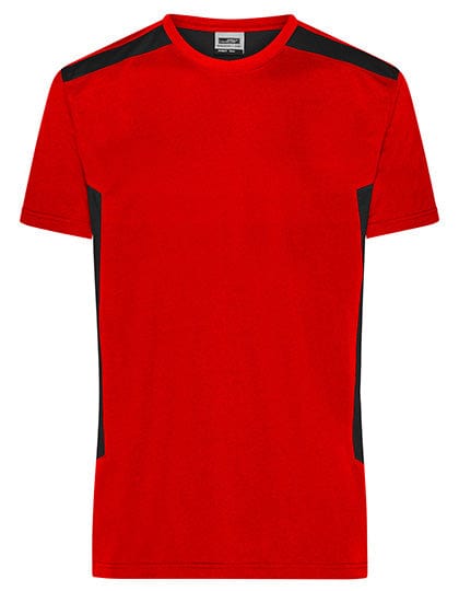 Epic Label T-shirts James+Nicholson Jn1824 T-Shirt De Travail Pour Homme -Strong- Bio
