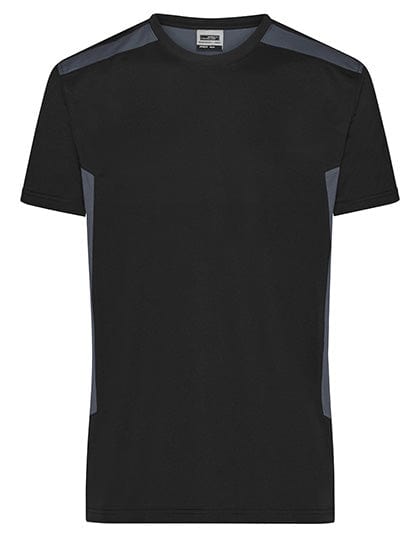 Epic Label T-shirts James+Nicholson Jn1824 T-Shirt De Travail Pour Homme -Strong- Bio