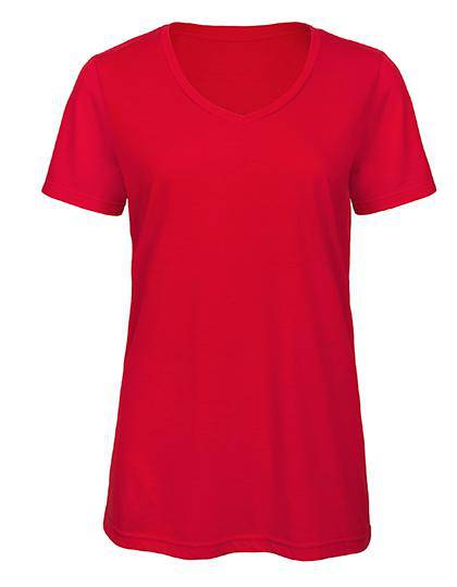 Epic Label T-shirts Lot de 3 B&C TW058 V-Neck Triblend T-Shirt /Women Pour Femme