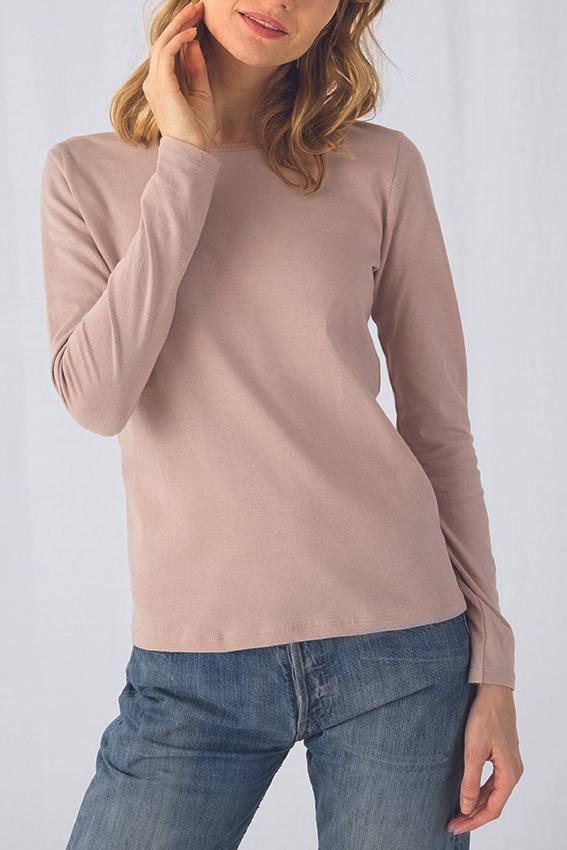Epic Label T-shirts Lot de 3 B&C TW06T T-Shirt #E150 Long Sleeve / Women Pour Femme