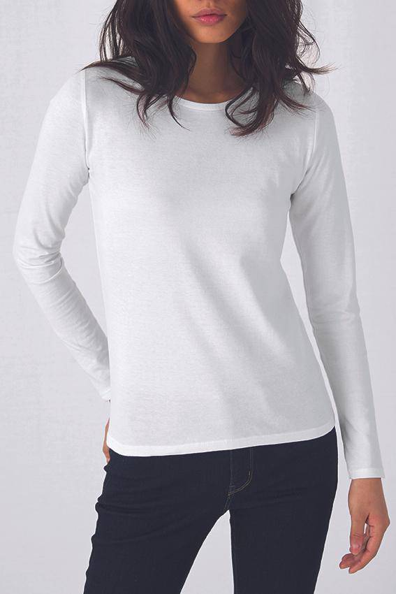 Epic Label T-shirts Lot de 3 B&C TW08T T-Shirt #E190 Long Sleeve / Women Pour Femme