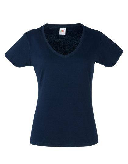 Epic Label T-shirts Lot de 3 Fruit of the Loom 61-398-0 Ladies Valueweight V Neck T Pour Femme