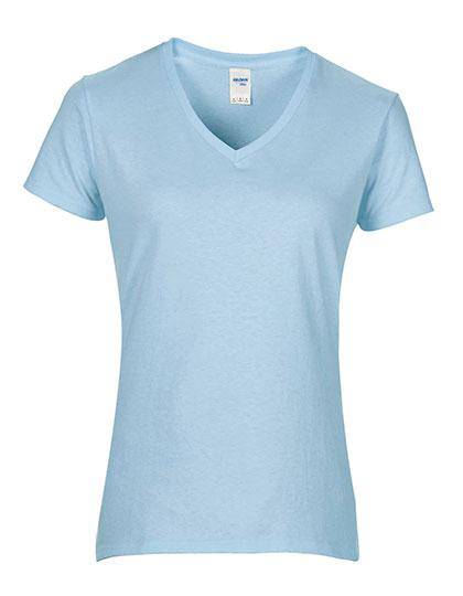 Epic Label T-shirts Lot de 3 Gildan 4100VL Premium Cotton Ladies` V-Neck T-Shirt Pour Femme