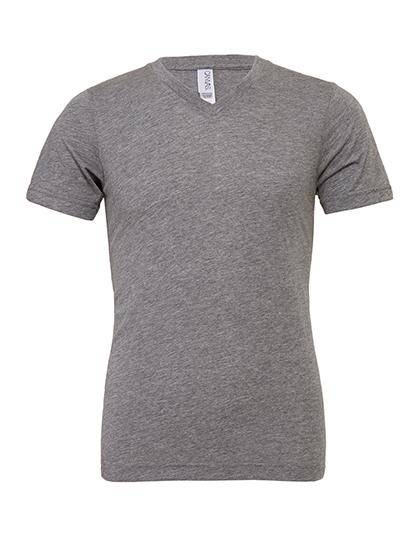 Epic Label T-shirts Lot de 3 T shirts Vierge Canvas 3415 Unisex Triblend V-Neck T-Shirt
