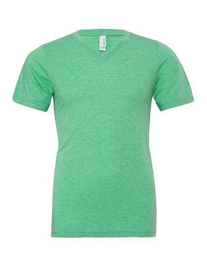 Epic Label T-shirts Lot de 3 T shirts Vierge Canvas 3415 Unisex Triblend V-Neck T-Shirt