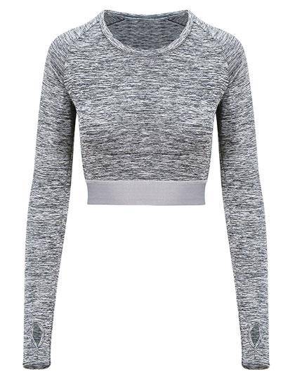 Epic Label T-shirts Lot de 3 T shirts Vierge Just Cool JC039 Girlie Long Sleeve Crop T