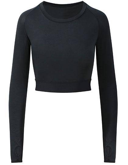 Epic Label T-shirts Lot de 3 T shirts Vierge Just Cool JC039 Girlie Long Sleeve Crop T