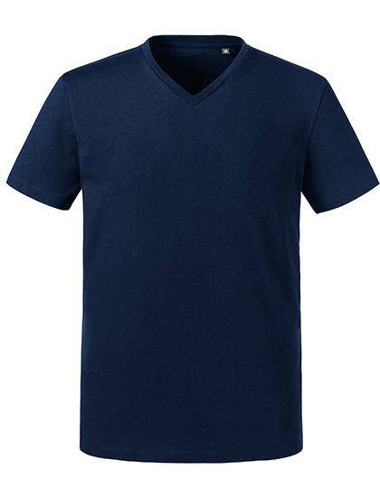 Epic Label T-shirts Lot de 3 T shirts Vierge Russell Pure Organic R-103M-0 Men´s Pure Organic V-Neck Tee