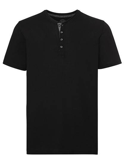 Epic Label T-shirts Lot de 3 T shirts Vierge Russell R-168M-0 Men`s Henley HD T