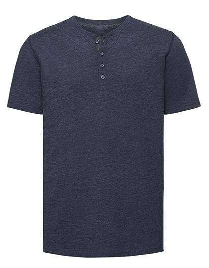 Epic Label T-shirts Lot de 3 T shirts Vierge Russell R-168M-0 Men`s Henley HD T